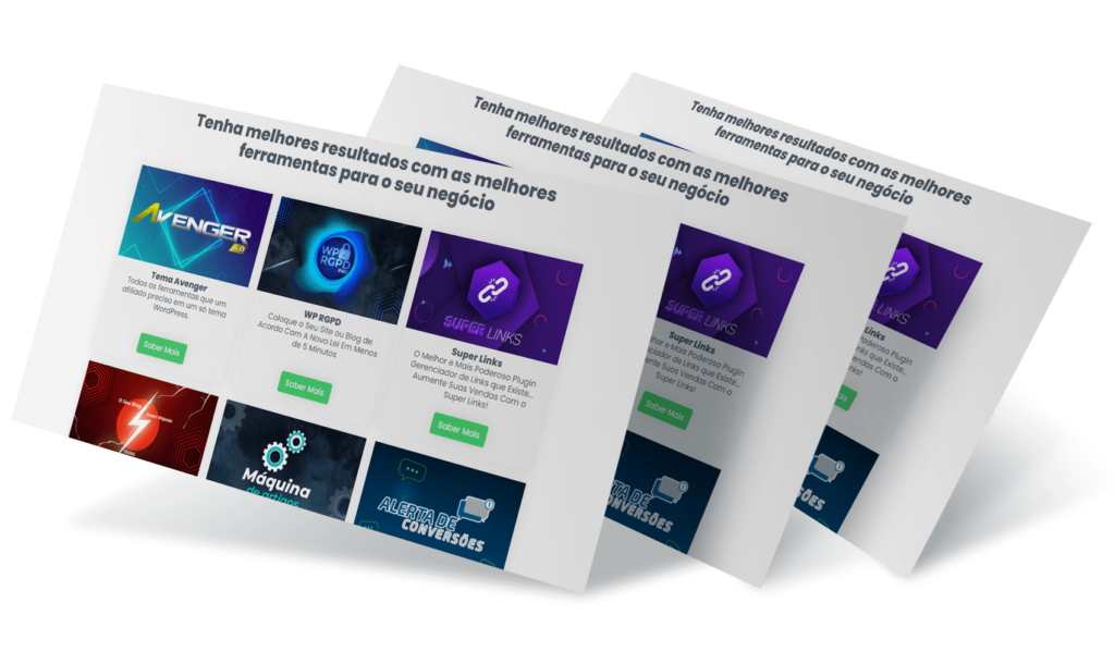 Tema avenger - páginas genéricas