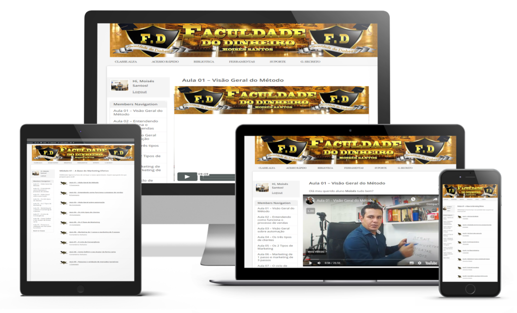 Curso Faculdade do Dinheiro do Moisés Santos