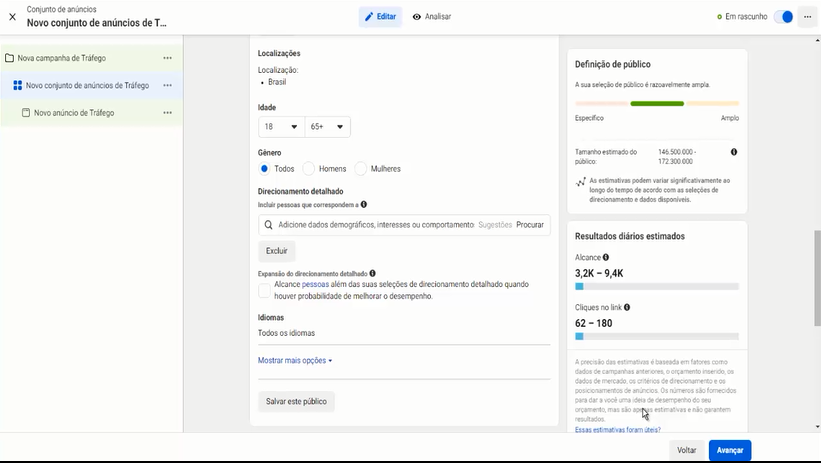 Segmentação de idade